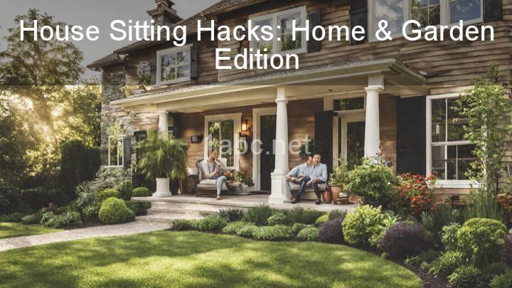 House Sitting Hacks: Home & Garden Edition