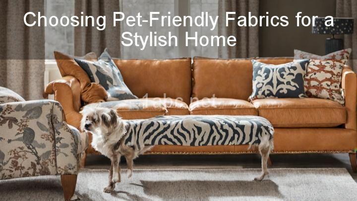 Choosing Pet-Friendly Fabrics for a Stylish Home