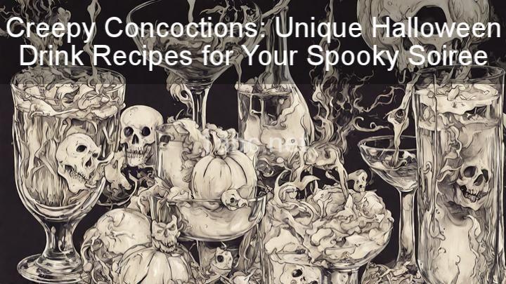 Creepy Concoctions: Unique Halloween Drink Recipes for Your Spooky Soiree