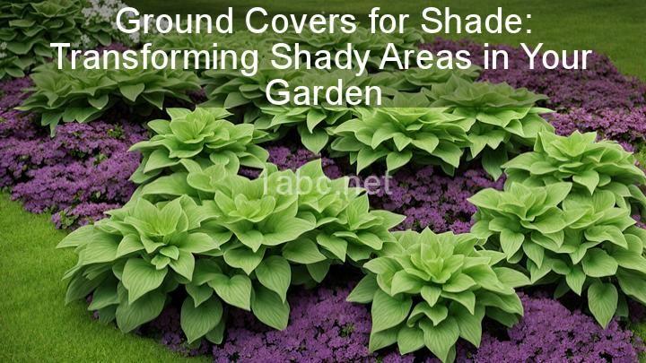 Ground Covers for Shade: Transforming Shady Areas in Your Garden