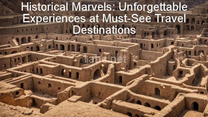 Historical Marvels: Unforgettable Experiences at Must-See Travel Destinations