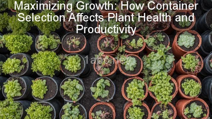 Maximizing Growth: How Container Selection Affects Plant Health and Productivity