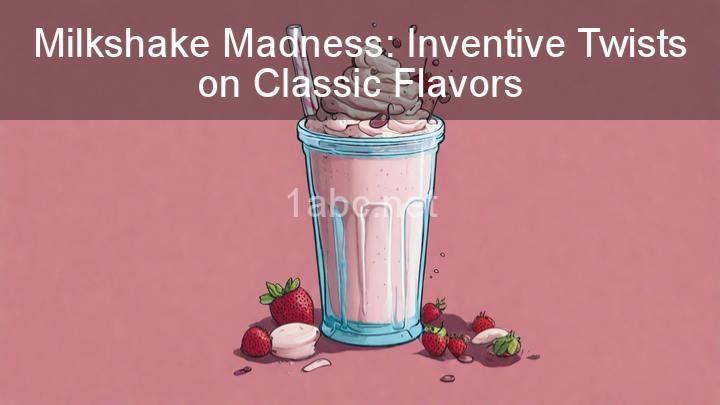 Milkshake Madness: Inventive Twists on Classic Flavors