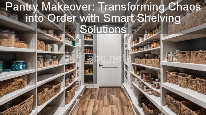 Pantry Makeover: Transforming Chaos into Order with Smart Shelving Solutions