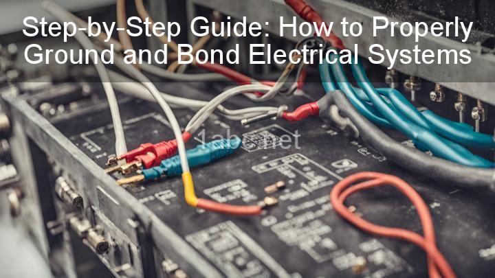 Step-by-Step Guide: How to Properly Ground and Bond Electrical Systems