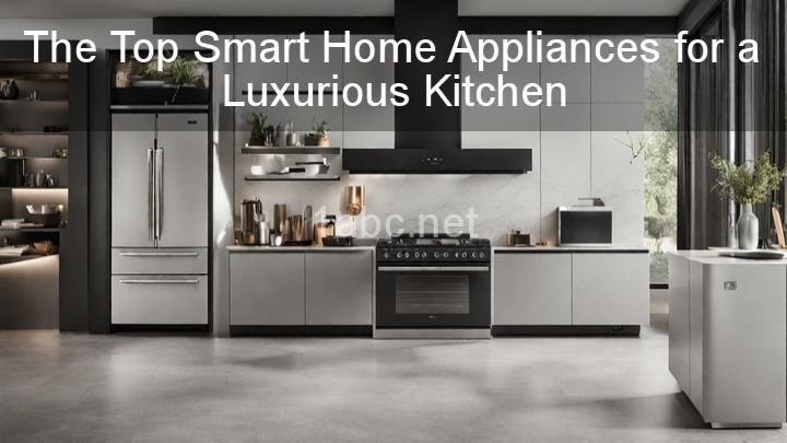 The Top Smart Home Appliances for a Luxurious Kitchen