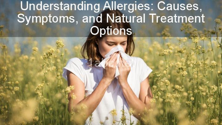 Understanding Allergies: Causes, Symptoms, and Natural Treatment Options