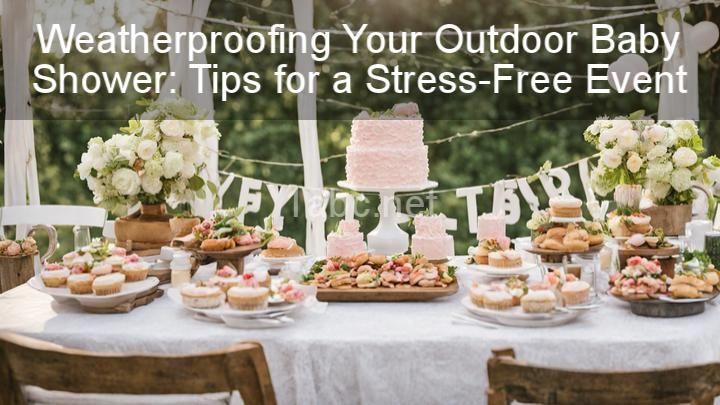 Weatherproofing Your Outdoor Baby Shower: Tips for a Stress-Free Event