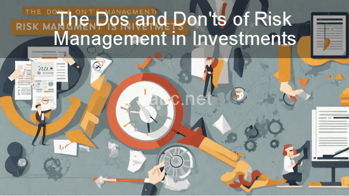 The Dos and Don'ts of Risk Management in Investments