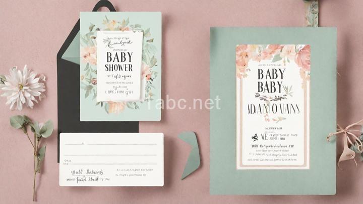 Modern and Chic: Creative Invitation Designs to Wow Your Guests at a Family Baby Shower